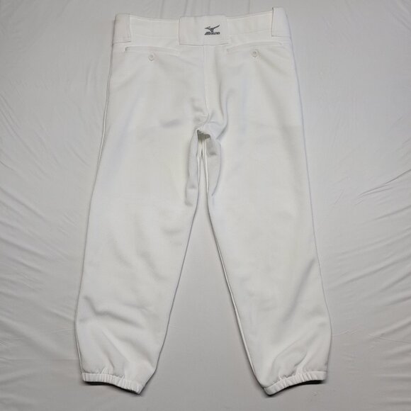 Mizuno Performance Softball Pants Womens Medium Quilted Padding Belt Loop White - Picture 7 of 15
